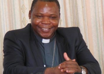 Mgr Dieudonné Nzapalainga au Chapitre des Spiritaines