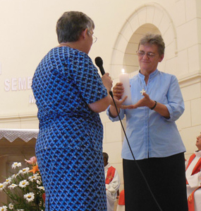 Passation de flambeau à sœur Monica Méléard