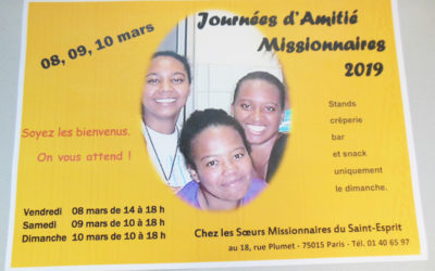 Journées d&rsquo;Amitié Missionnaires