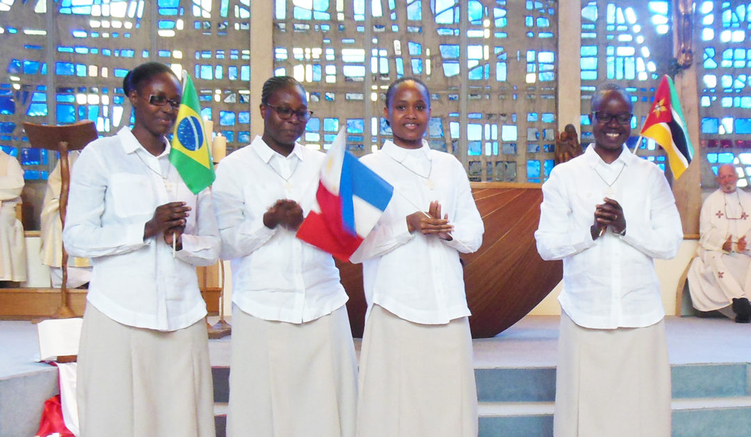 4 nouvelles Spiritaines consacrées pour la Mission