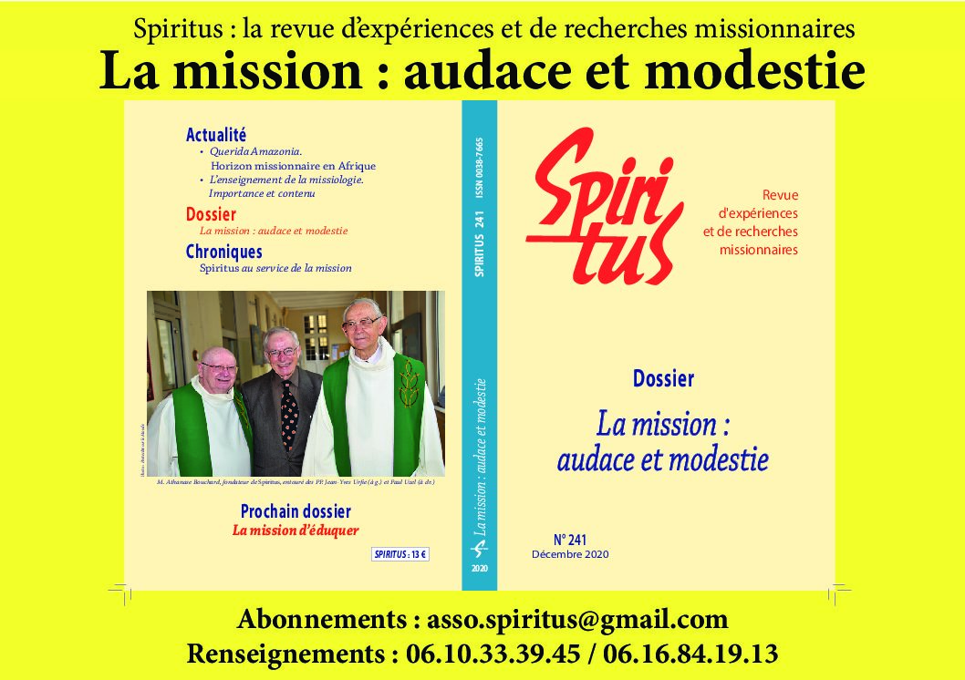 Spiritus, Revue missionnaire