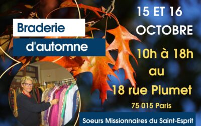 Braderie d&rsquo;automne à la Maison-mère