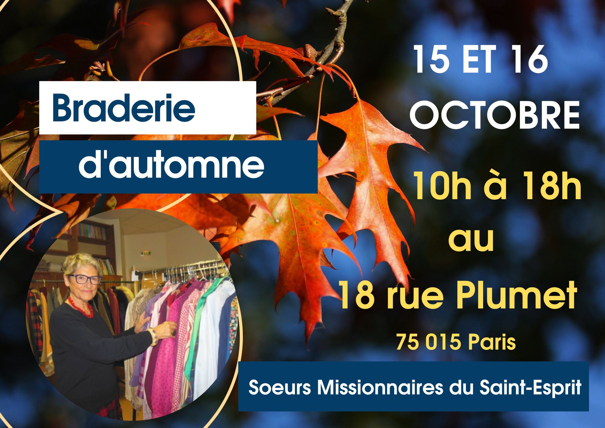 Braderie d'automne à la Maison-mère - Spiritaines : Les Soeurs