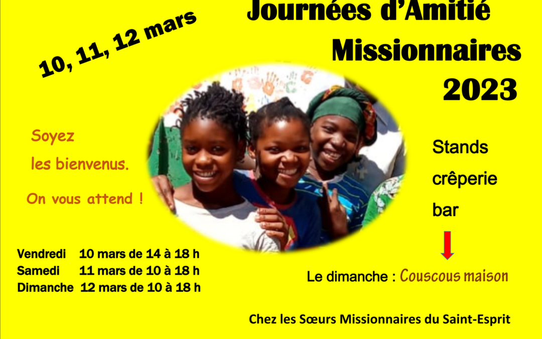 Journées d&rsquo;Amitié Missionnaires