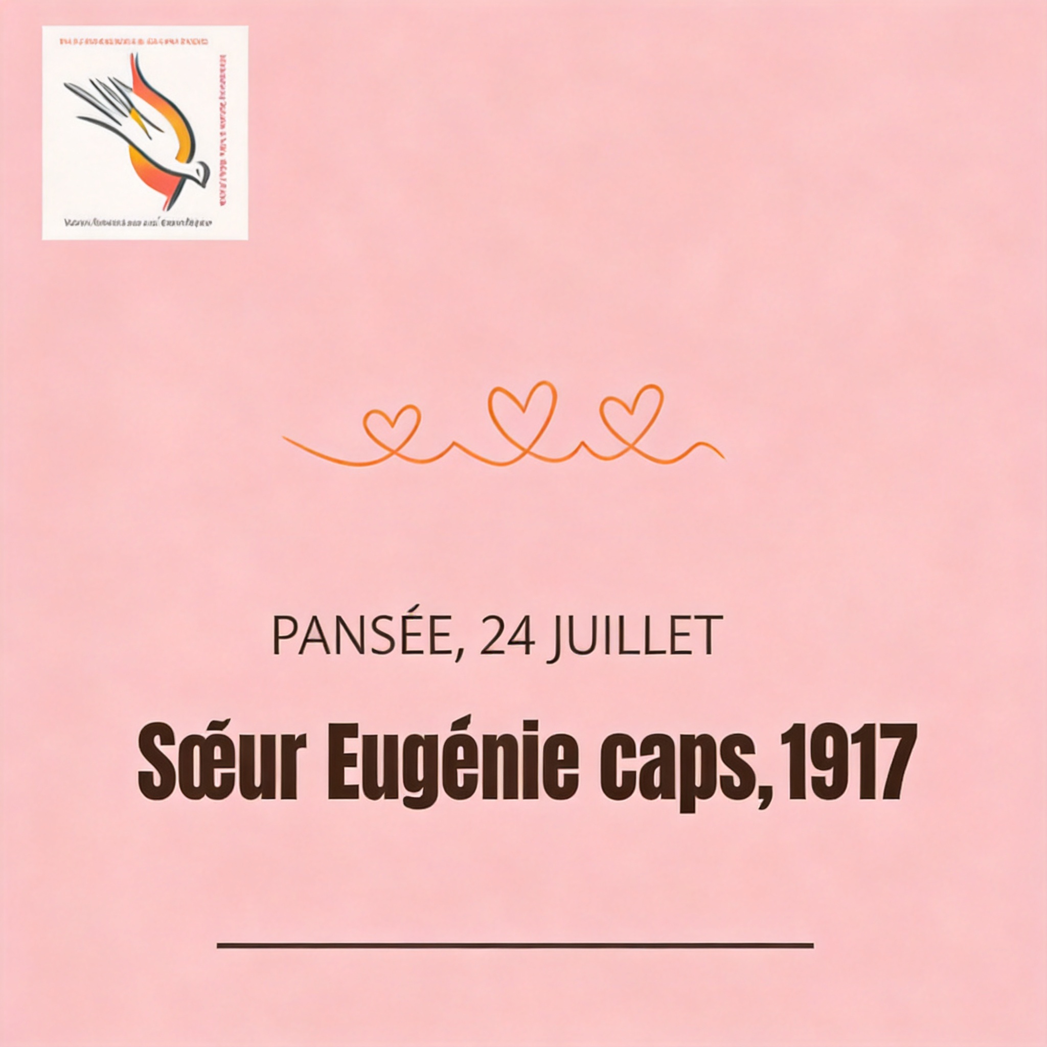 Le Pansée de Sœur Eugénie Caps