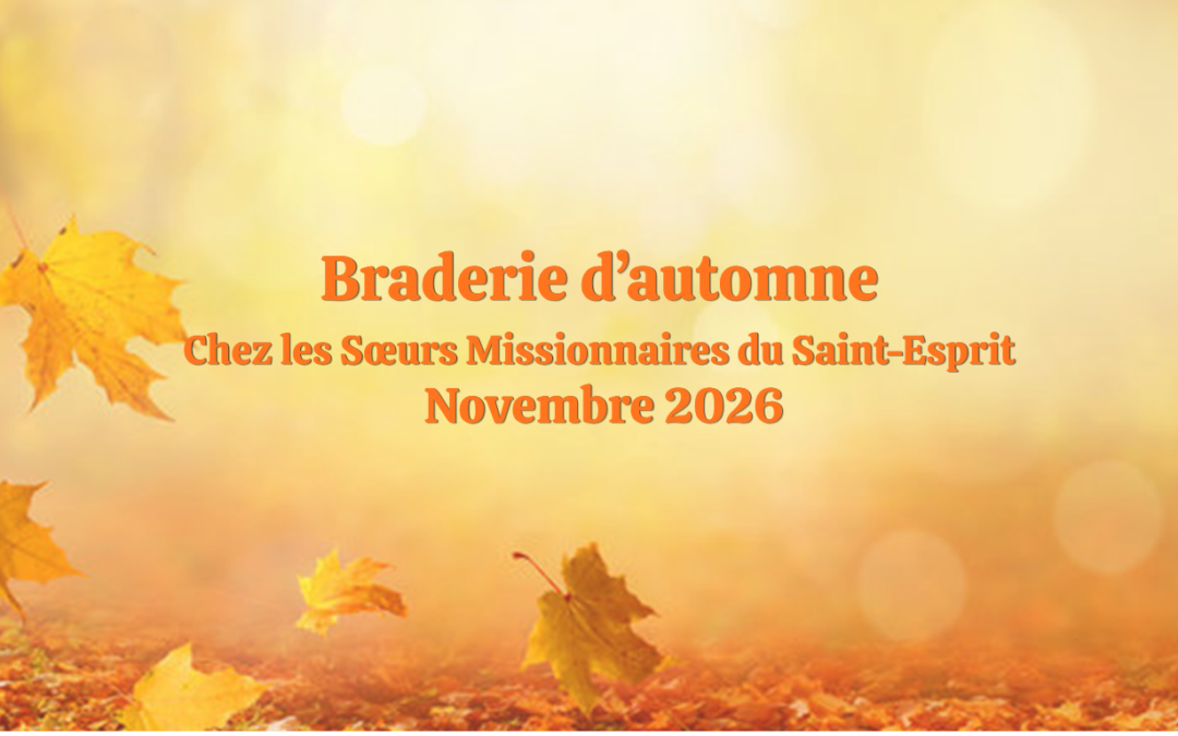Braderie d&rsquo;automne à la Maison-mère